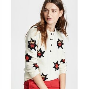 Scotch & Soda Knitted Henley Pullover Sweater